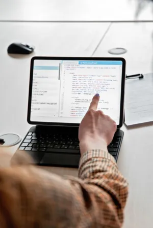 Coding On A Laptop