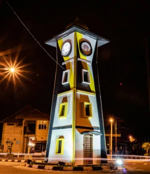 Nighttime Clock Tower