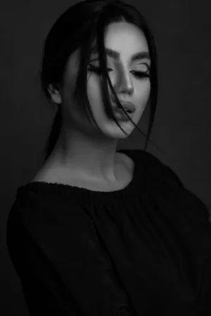 Black And White Portrait