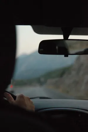 Driving Through Mountains