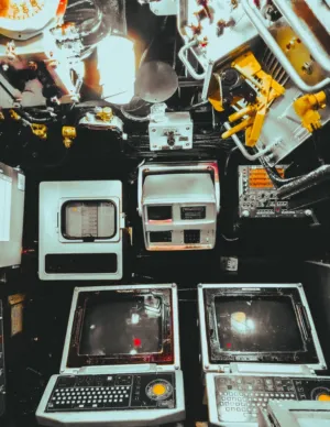 Vintage Space Station Control Panel