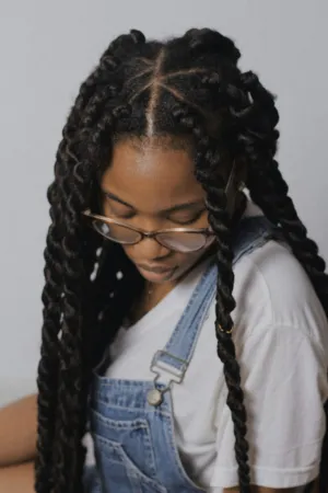 Teenage Girl With Braids