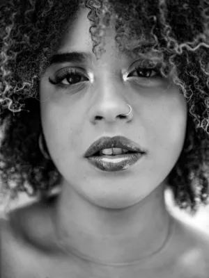 Black And White Portrait