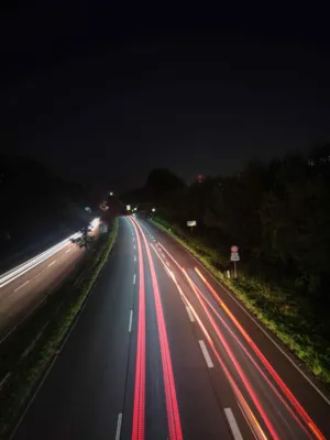 Night Traffic Trails