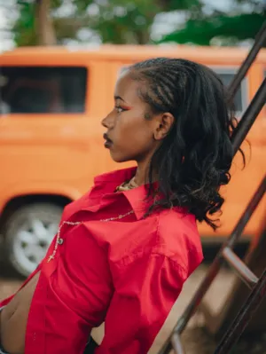Red Shirt And Braids