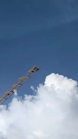 Construction Crane In The Sky