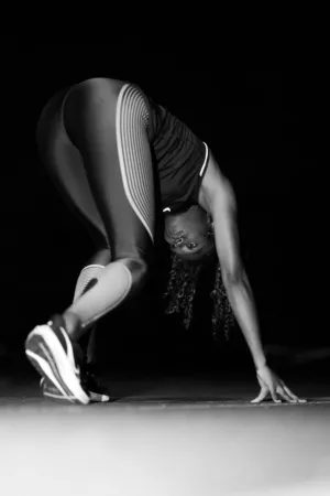 Athlete In Starting Position