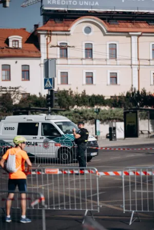 Police Officer Directing Traffic