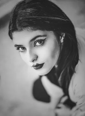 Black And White Portrait