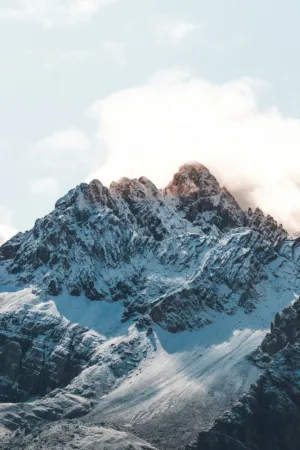 Snowy Mountain Peak