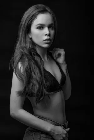 Black And White Portrait