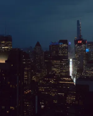 New York City Skyline At Night