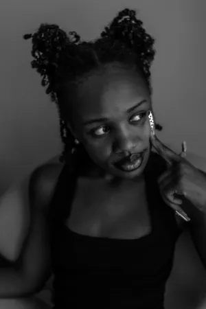Black And White Portrait