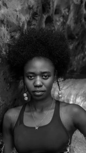Black And White Portrait
