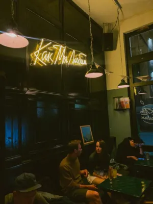 Cozy Cafe Scene