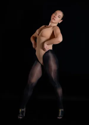 Dancer In Nude Leotard