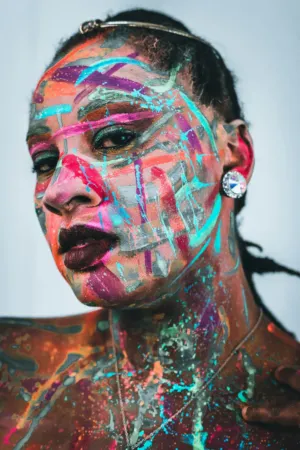 Colorful Face Art