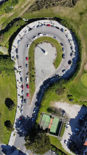 Circular Traffic Roundabout