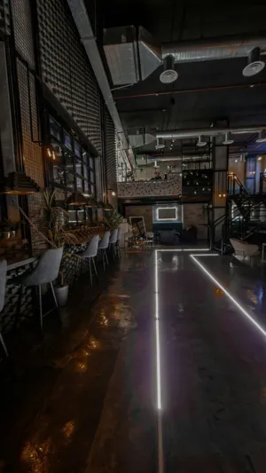 Industrial Chic Restaurant Interior