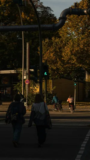 Urban Autumn Scene