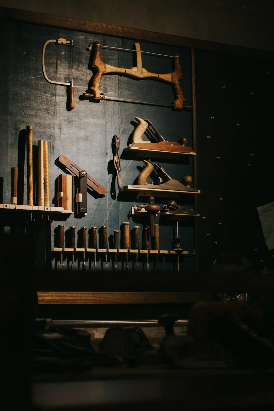 Woodworking Tools Display