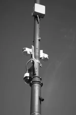 Security Cameras On A Pole