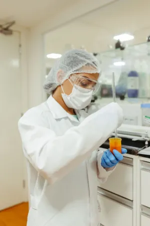 Scientist In Lab