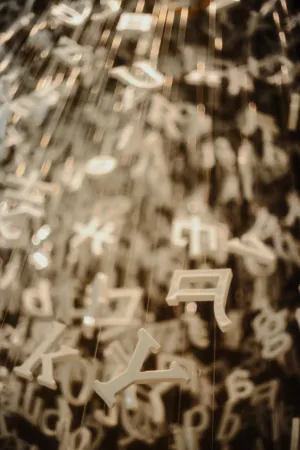 Chinese Characters Art Installation