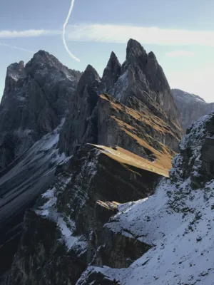 Seceda Mountain Peaks
