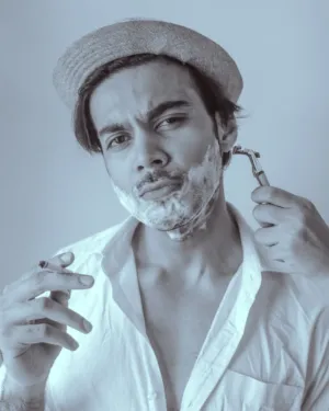 Man Shaving