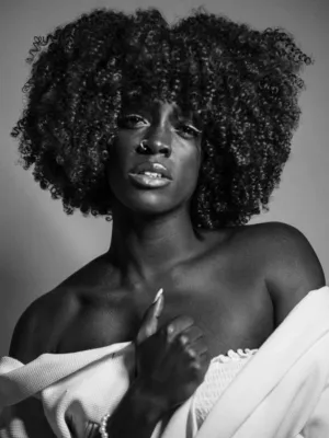 Black And White Portrait
