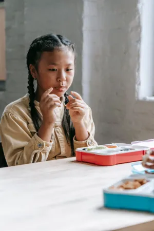 Little Girl With Braids