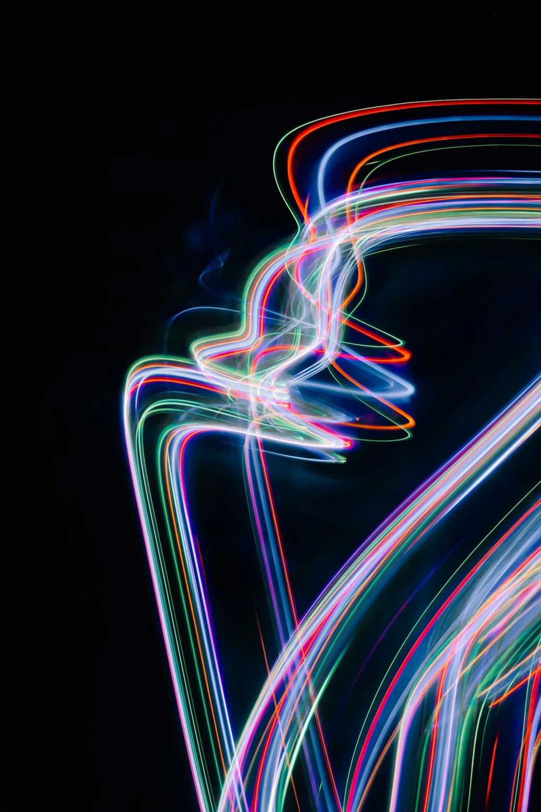 Colorful Light Trails