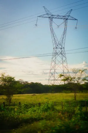 Electricity Pylon In The Countryside