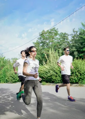Runners In Action
