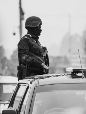 Police Officer In Uniform