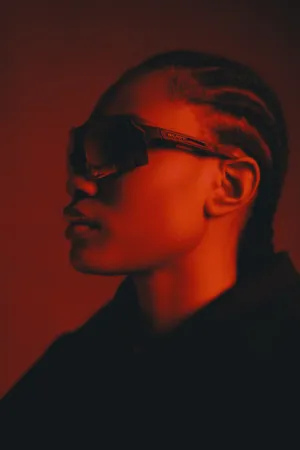Red Light Portrait