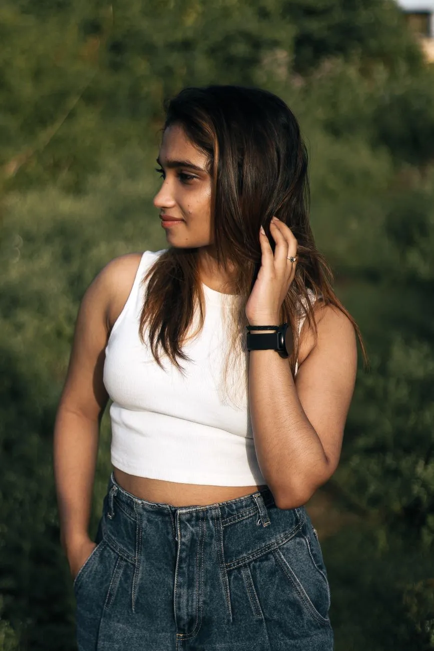 Teenage Girl In Nature