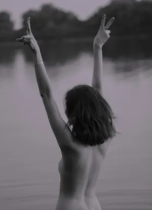Nude Figure By Water