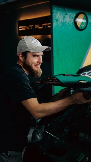 Man With Beard And Cap