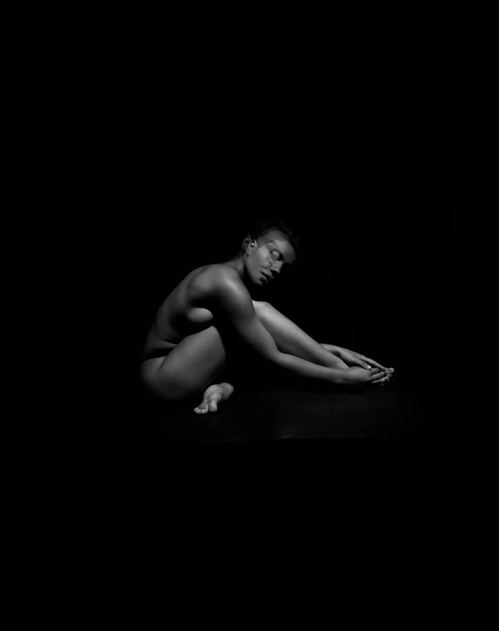 Nude Figure In Dark