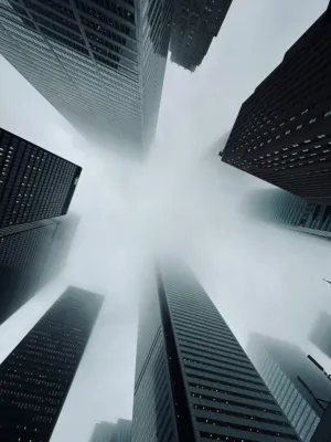 Foggy Cityscape