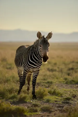 Zebra In The Wild
