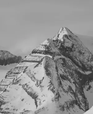 Snowy Mountain Peak
