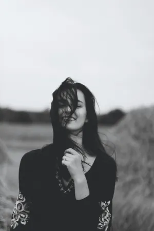 Black And White Portrait