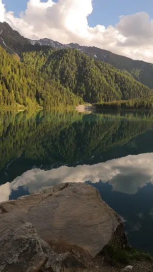 Mountain Lake Reflection