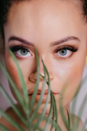 Portrait With Plant