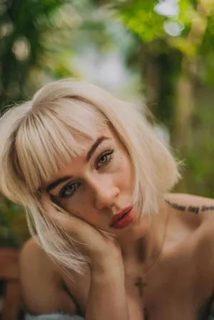 Blond Bob Haircut
