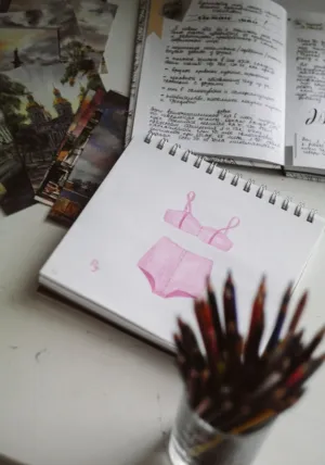 Art Supplies And Sketches