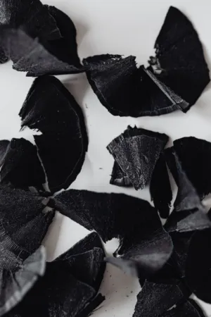 Black Paper Shreds